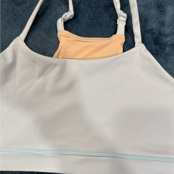 Women's White and Yellow Bralette - Picture 5 of 6